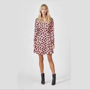 Equipment Danette Long Sleeve Silk Dress